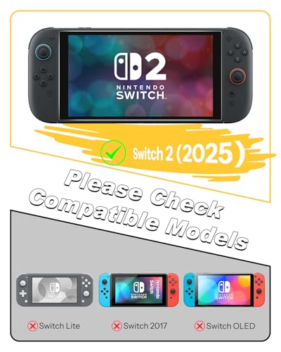 OMOTON Screen Protector for Nintendo Switch 2, Anti Glare - size: Switch 2 Matte - 7.9 Inch