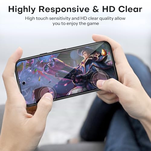 OMOTON 3+2 Pack for Google Pixel 9a Screen Protector 6.3 inch - size: Pixel 9a-6.3 inch