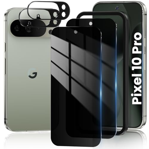 for Google Pixel 10 Pro Privacy Screen Protector & Lens Protector - size: Google Pixel 10 Pro