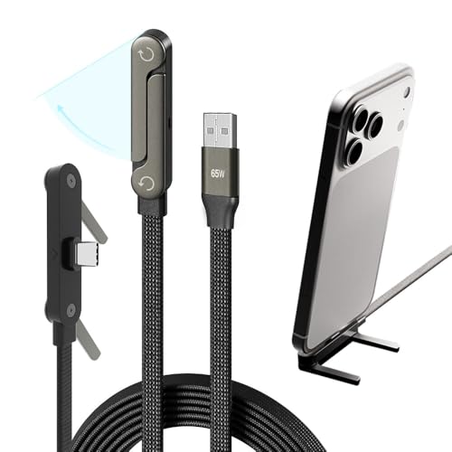 NKV USB A to USB C Invisible Stand Charging Cable - style: USB A-Type C