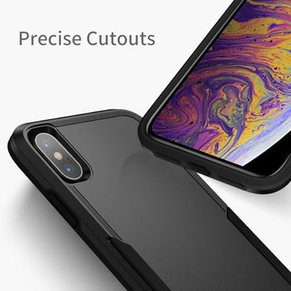 Designed for iPhone Xs Max Case, Heavy Duty Protection Shockproof Dropproof Dustproof Anti-Scratch Phone Case Cover Protective Case, Black - size: for iPhone XS Max