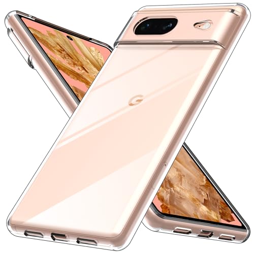Silicone Clear for Google Pixel 8 Case,Ultra Thin with Comfort Grip | Soft Slim-Fit TPU Pixel 8 Phone Cover,Non-Slip,Shockproof Protection,Scrath-Resistant - size: Pixel 8 case