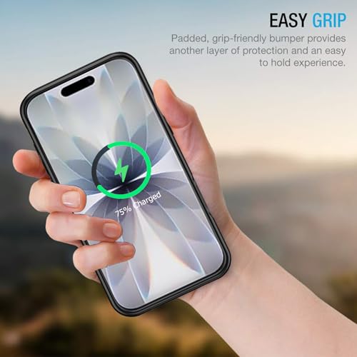 Battery Case for iPhone 17, Enhanced 10000mAh Portable Protective Wireless Charging Case Support Carplay Compatible with iPhone 17 (6.3 inch) Rechargeable Extended Battery Charger (Black) - size: iPhone 17