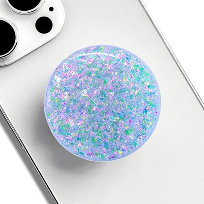 Stretchable Phone Stand, Suitable for Circular Foldable Phone Accessories for Mobile Phones and Tablets- Transparent Shine(Starlight Crystal) - color: Starlight Crystal