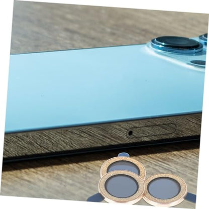 Mipcase 3pcs Camera Lens Protectors Scratch-resistant Covers Easy to Install Compatible Pro Stylish Design