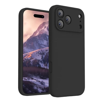 FireNova Magnetic for iPhone 17 Pro Case, Compatible with MagSafe, [Integrated Silicone Camera Control Button] [Camera Protection] Anti-Scratch Microfiber Lining Phone Case, 6.3", Black - color: Black, size: Iphone 17 Pro