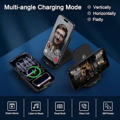 for Samsung Fast Charging Station Wireless Charger for Galaxy S26 Ultra S25