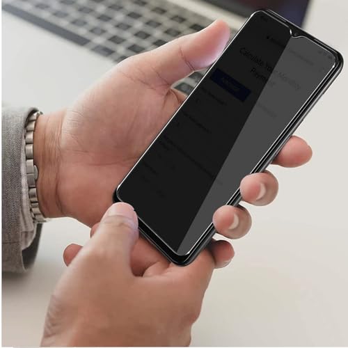Zeking [2 Pack Privacy Tempered Glass Screen Protector Compatible with Cricket Icon Pro (2026)/AT&T Motivate Pro 2 5G, Anti-Spy 9H Hardness [HD Clarity] Case Friendly Anti-scratch, Bubble Free