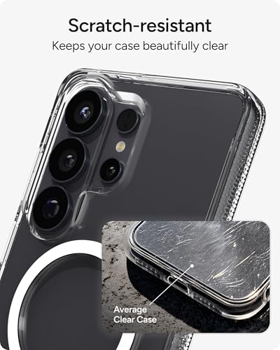 ZAGG Crystal Palace Snap Samsung Galaxy S26 Ultra Case with Kickstand - Clear, 13ft Drop Protection with Graphene, Crystal Clear Magnetic Case, Anti-Yellowing Slim Cover - size: Samsung Galaxy S26 Ultra, style: With Snap