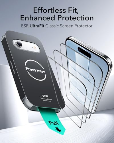 ESR 3 Pack for iPhone 17 Air Screen Protector, Classic - size: iPhone Air 6.5 inch