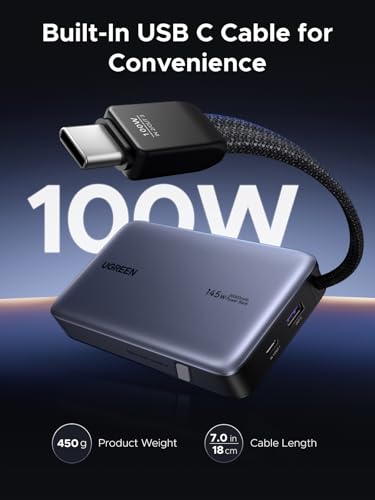 UGREEN Nexode 20000mAh 145W Built-in USB-C Power Bank