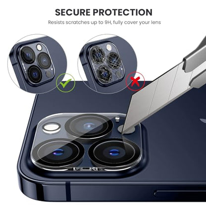 Tensea 3Pcs for iPhone 15 Pro / 15 Pro Max Camera Lens Protector - size: for iPhone 15 Pro/15 Pro Max