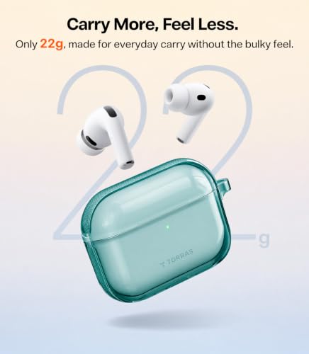 TORRAS A3 Neo for AirPods Pro 3 Case with Lanyard, 3rd Gen, Glacier Sprint - color: Glacier Sprint