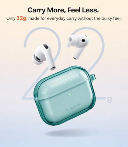 TORRAS A3 Neo for AirPods Pro 3 Case with Lanyard, 3rd Gen, Glacier Sprint - color: Glacier Sprint