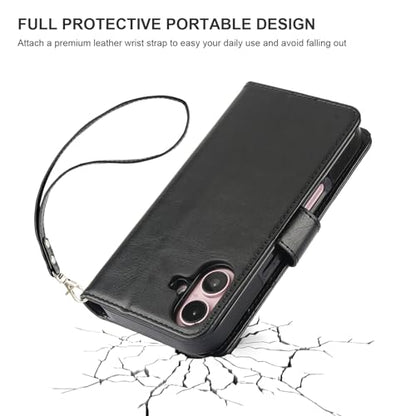 Bocasal for MagSafe Wallet Case Card Holder for iPhone 16, Black - color: Black for MagSafe