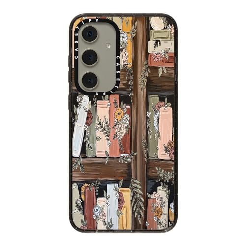 CASETiFY for Galaxy S24+ Case - Impact | 8.2 ft. 4x Military Grade Drop Protection | Bookshelf Garden by KT's Canvases | Black - color: Bookshelf Garden, size: Galaxy S24+ (6.7")