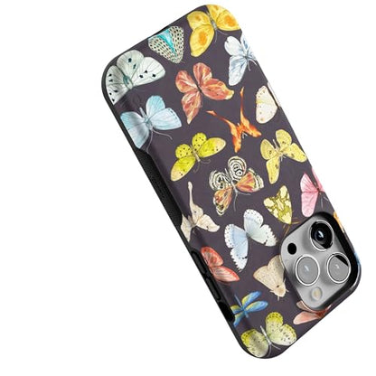 Casely iPhone 14 Pro Max Case | Midnight Monarch | Jenna Palek x Casely | Bold Protective Design | Compatible with MagSafe - color: Midnight Monarch | Jenna Palek x Casely