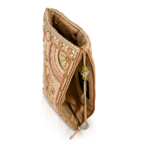 Mary Frances Gentle Touch Beaded Crossbody Phone Bag, Multicolor