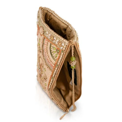 Mary Frances Gentle Touch Beaded Crossbody Phone Bag, Multicolor