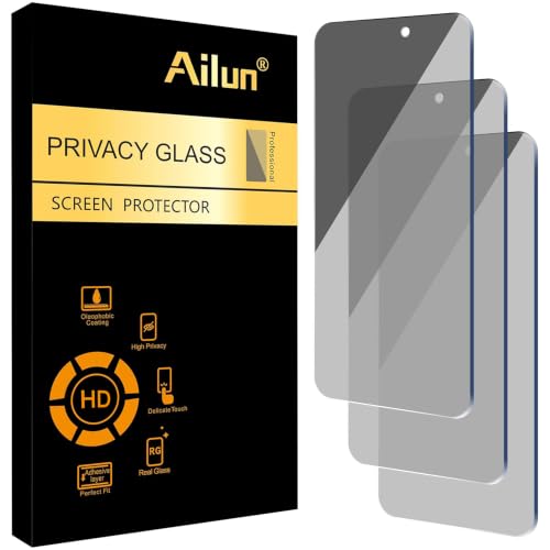 Ailun Privacy Screen Protector for iPhone 16 Plus / 15 Plus / 15 Pro Max - size: 16 Plus/15 Plus(Pro Max) 6.7 inches