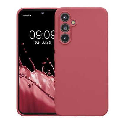 kwmobile Case Compatible with Samsung Galaxy A54 5G Case - Protective Slim TPU Phone Cover - Soft Matte Finish - Dark Rose - color: Dark Rose, size: Galaxy A54 5G