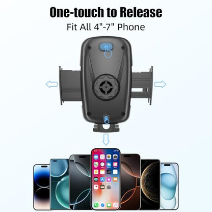 Cup Holder Phone Holder for Car, Car Phone Mount for Your Car - color: Black