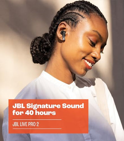 JBL Live Pro 2 TWS - Noise Cancelling Earbuds - Silver - color: Silver