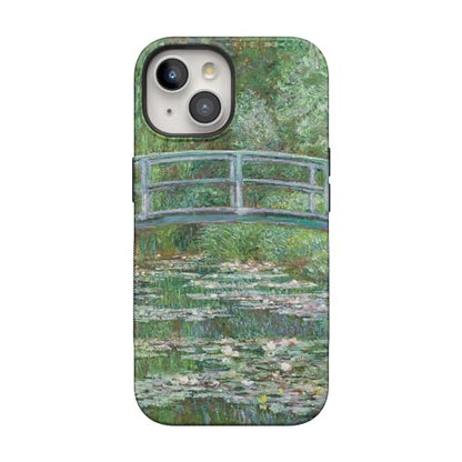 Casely iPhone 15 Plus Case | Monet's Bridge | The Met Museum | Bold Protective Design | Compatible with MagSafe - color: Monet's Bridge | The Met Museum
