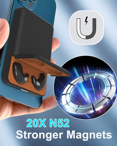 3-in-1 Magnetic Wireless Power Bank 5000mAh, Black - color: black