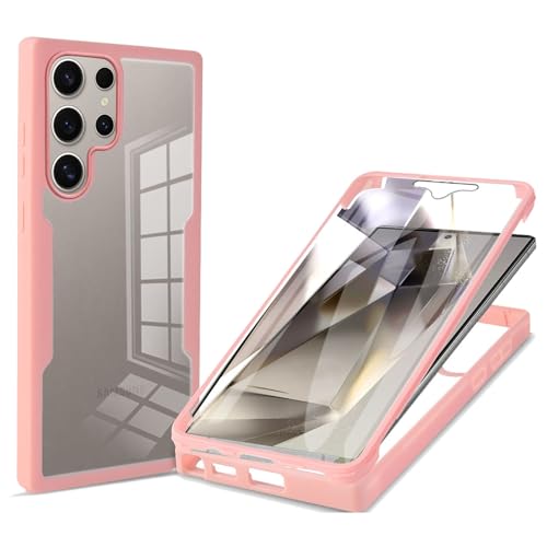 for Galaxy S26 Ultra Case with Screen Protector.Full Pink | Military Grade Shockproof 360° Full Body Rugged Case Cover for Samsung Galaxy S26 Ultra - color: Pink, size: Galaxy S26 Ultra