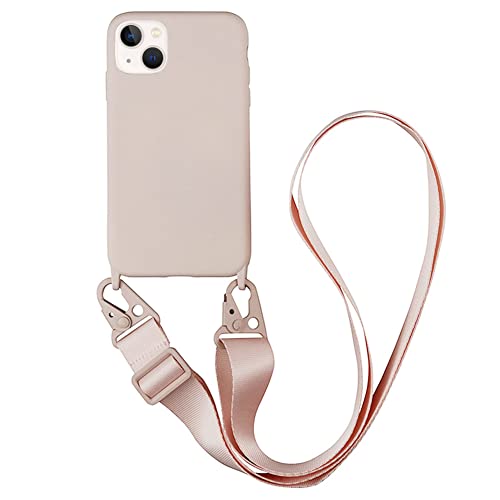 Compatible with iPhone 6/7/8/SE2/SE3,Crossbody Phone Case with Lanyard Cute Soft Silicone Case with Adjustable Shoulder Strap Shockproof Protector Compatible with Women Girls Pink - color: Pink, size: iPhone 6/7/8/SE2/SE3