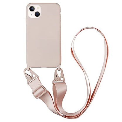 Compatible with iPhone 6/7/8/SE2/SE3,Crossbody Phone Case with Lanyard Cute Soft Silicone Case with Adjustable Shoulder Strap Shockproof Protector Compatible with Women Girls Pink - color: Pink, size: iPhone 6/7/8/SE2/SE3
