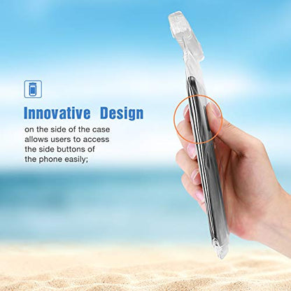 ProCase 2 Pack Waterproof Phone Pouch, Underwater Phone Case Up to 7", Dry Bag for iPhone 17 Air 16 15 14 13 Pro Plus Max, Galaxy S24 S23 S22 Ultra Pixel, Beach Essentials -Clear - color: Clear