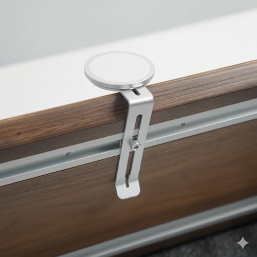 Holder for Magsafe Desk Shelf Cockpit Setup Addon Magnetic Phone Mount | Aluminium