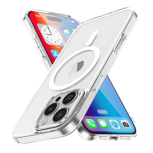 Case for iPhone 16 Pro Clear Magnetic Compatible with MagSafe [Anti Yellowing] Military Grade Protection TPU Bumper Shockproof Transparent Rugged Phone Case for iPhone 16 Pro 6.3" Clear BC - color: Clear, size: iPhone 16 Pro 6.3"