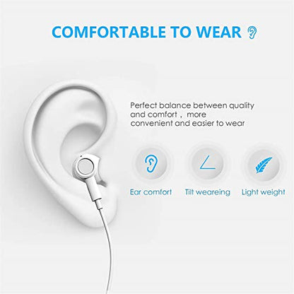 2 Pack-USB C Headphones for iPhone 17/16/15 Earbuds USB C Wired Earphones