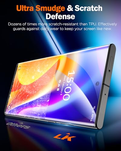 LK 2 Pack for Samsung Galaxy S23 Ultra Screen Protector, Flexible Glass - size: Galaxy S23 Ultra - 2 Pack