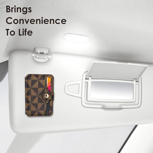 M-Plateau Card Holder for Back of Phone With Adhesive Sticker - color: Brown and Black