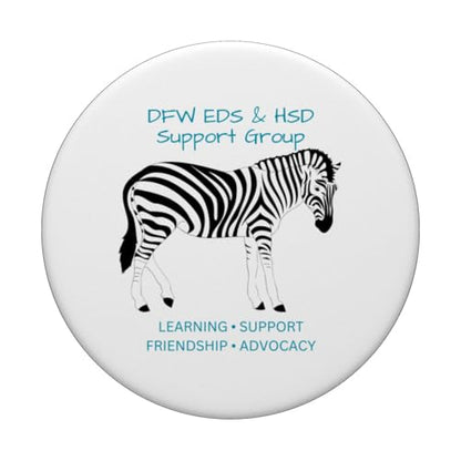 DFW EDS & HSD Support Group Logo Wear PopSockets Adhesive PopGrip - style: Adhesive PopGrip