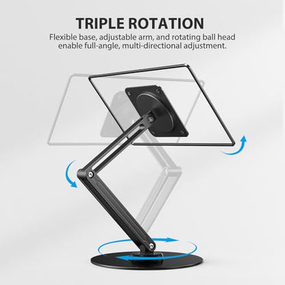 UPERFECT Magnetic VESA Stand, Adjustable Aluminum Arm for Portable Monitor - size: 19"