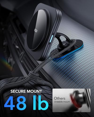 ESR for MagSafe Car Mount Charger for iPhone Duo/18 Pro/17-12, Samsung S26