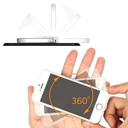 Phone Stand, Luxury Updated Re-Usable Metal Stainless Phone & Tablet Anti Drop Ring Stand Holder with Diamonds for iPhone iPod iPad Samsung and More (Heart Shape) (Rosegold) - color: RoseGold