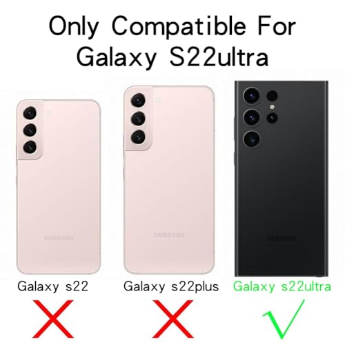 Bling Diamond Camera Lens Protector Compatible with Samsung Galaxy S22 Ultra, Metal Glitter Gem Camera Cover，9H Tempered Glass lens full Screen Sparkle Rhinestone Protector - size: Samsung Galaxy S22 Ultra
