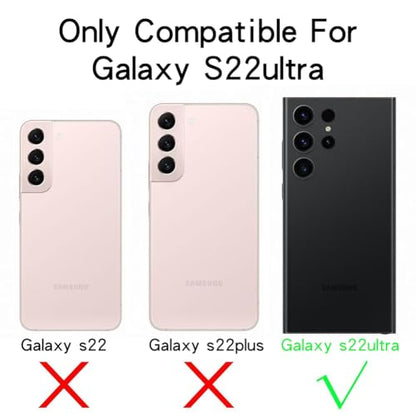 Bling Diamond Camera Lens Protector Compatible with Samsung Galaxy S22 Ultra, Metal Glitter Gem Camera Cover，9H Tempered Glass lens full Screen Sparkle Rhinestone Protector - size: Samsung Galaxy S22 Ultra
