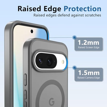 for Pixel-10 Case/Pixel-10-Pro Case, Built-in Durable Stand, Gray - color: Gray, size: Pixel 10/10 Pro 6.3"