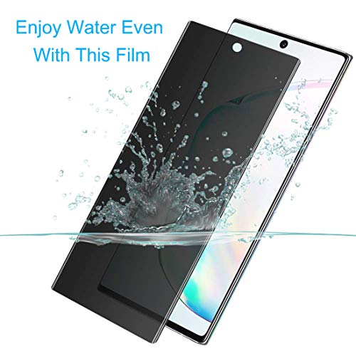Galaxy Note 20 Ultra Privacy Screen Protector [Enhanced Adhesive] Flexible Film [Support Fingerprint Unlock], Anti-Spy, Anti-Scratch Soft Film for Samsung Note 20 Ultra 5G - size: for Samsung Galaxy Note 20 Ultra