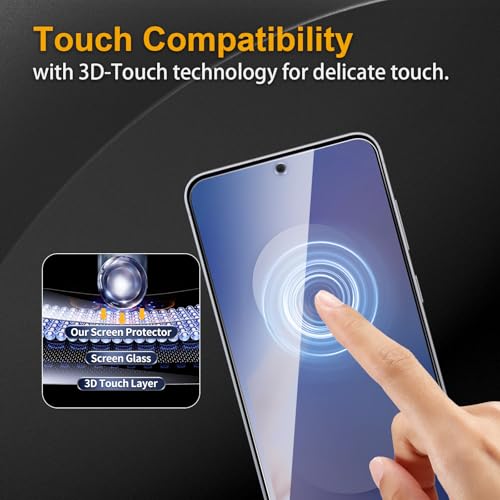2 Pack Privacy Screen Protector for Samsung Galaxy S25 FE With 2 Pack Camera Lens Protector, Anti Spy Tempered Glass Film, 9H Hardness, Black Protector, Anti-Scratch, Bubble Free - size: Galaxy S25 FE FK22