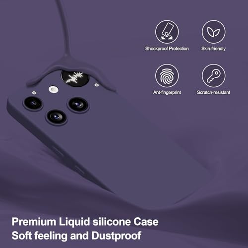 Silicone Case for Nothing Phone 3, Deep Purple - color: Deep Purple, size: Nothing Phone 3
