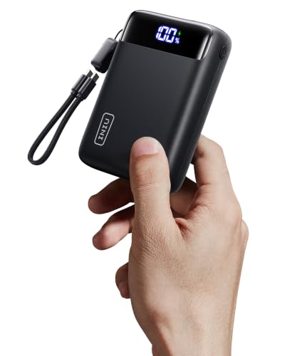 INIU Portable Charger, Smallest 20000mAh 22.5W Fast Charging Power Bank - color: Black