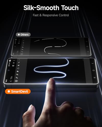 SMARTDEVIL 3 Pack for Samsung Galaxy S26 Ultra Screen Protector | HD Clear Tempered Glass, 9H Scratch & Impact Resistant, Ultrasonic Fingerprint Sensor Compatible, Bubble-Free & Dust-Free - size: For Samsung Galaxy S26 Ultra 6.9 inches